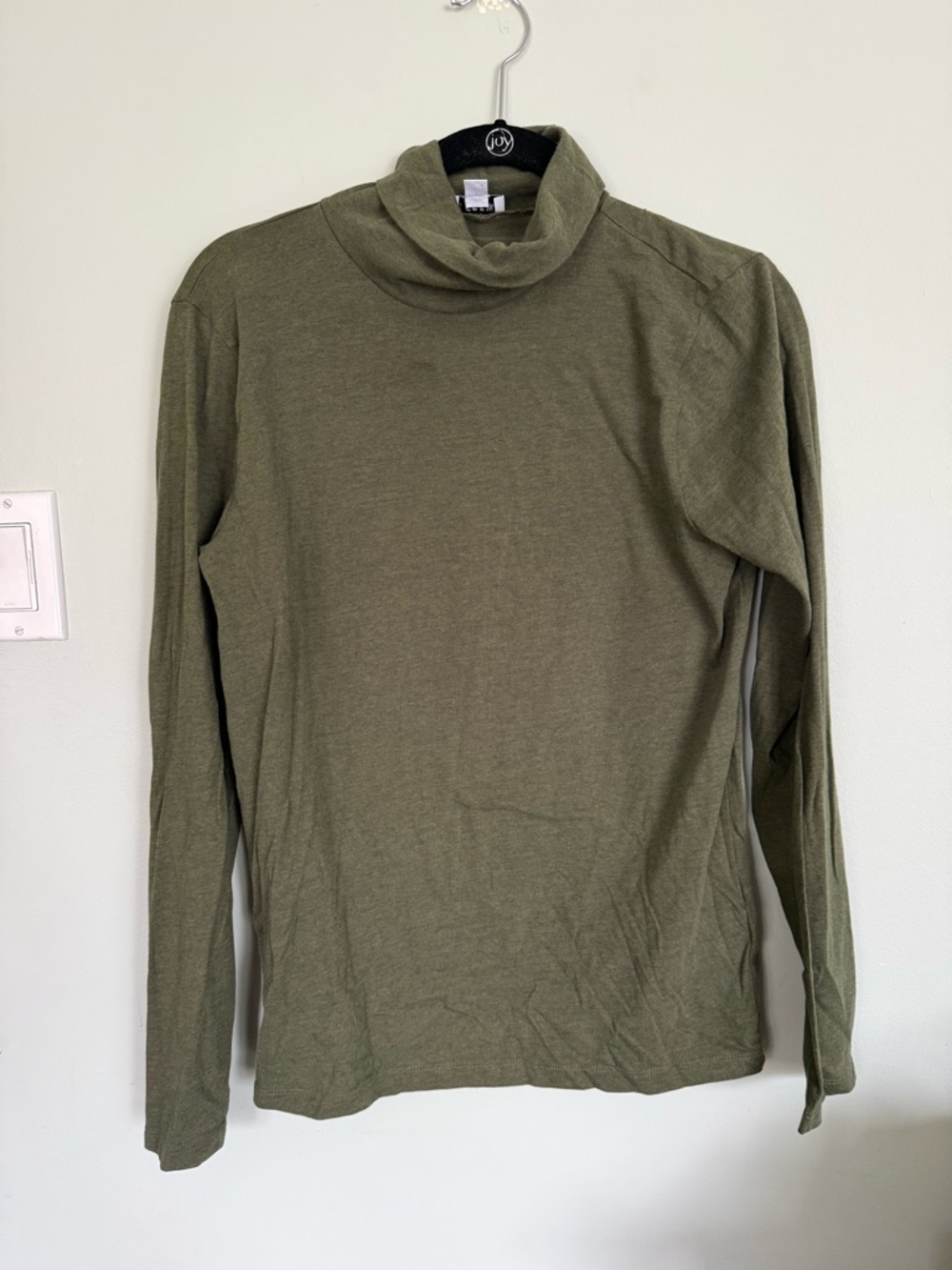 J. Crew Olive Turtleneck Sweater